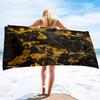 Beautiful Marble Pattern Printing Series Seaside Vacation Beach Towel Swimming Bath Towel