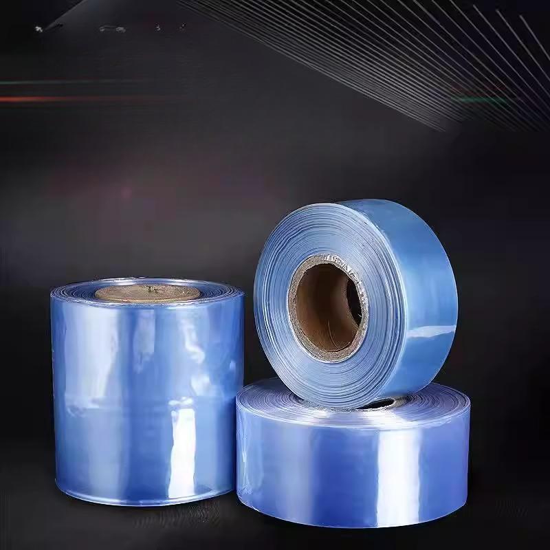 1kg PVC Heat Shrink Film Thickened Cylindrical Plastic Sealing Film Can Be Used for Household Hair Dryer To Package Books/gifts with Heat Shrink Film