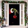 Vánoční ozdoby Grinch Vánoční kryt dveří Banner Visí