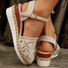 Women's Canvas Wedge Sandals Espadrilles Platform Summer New Fashion Casual Comfortable Shoes