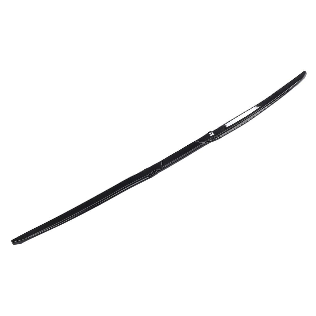 Rear Trunk Spoiler TPU Glossy Black Enhanced Aerodynamics Sporty Look Tail Trunk Lid Spoiler Wing