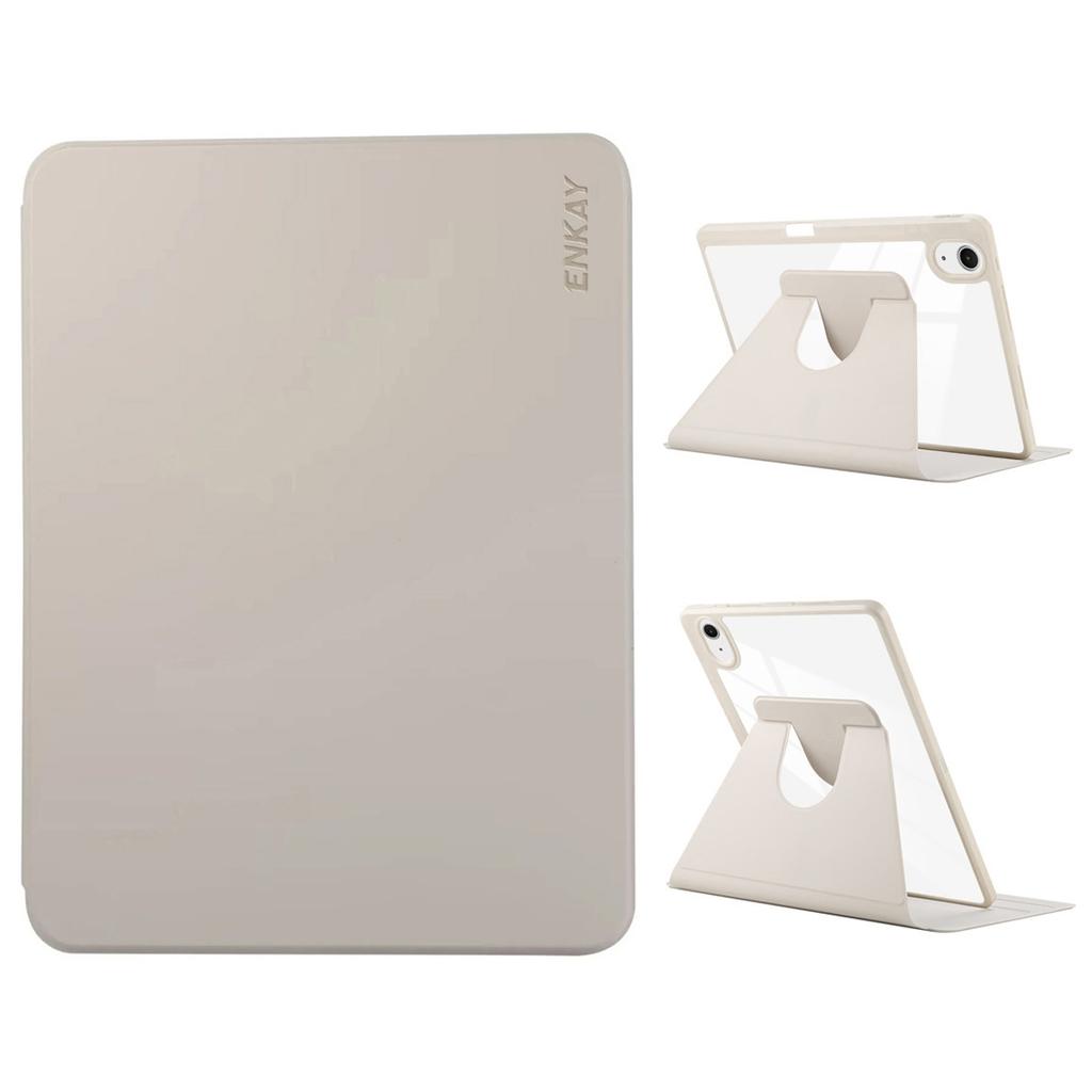 ENKAY HAT PRINCE For iPad Air 13 (2025)/(2024) Stand Case Acrylic+PU Tablet Cover Auto Wake/Sleep