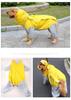 Large Dog Raincoat Reflective Waterproof Dog Clothes Outdoor Rain Coat Jacket Camo Big Dog Rain Raincape Pet Poncho