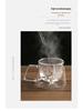Mingshangde Transparent Double-Layer Insulated Glass Coffee Cup