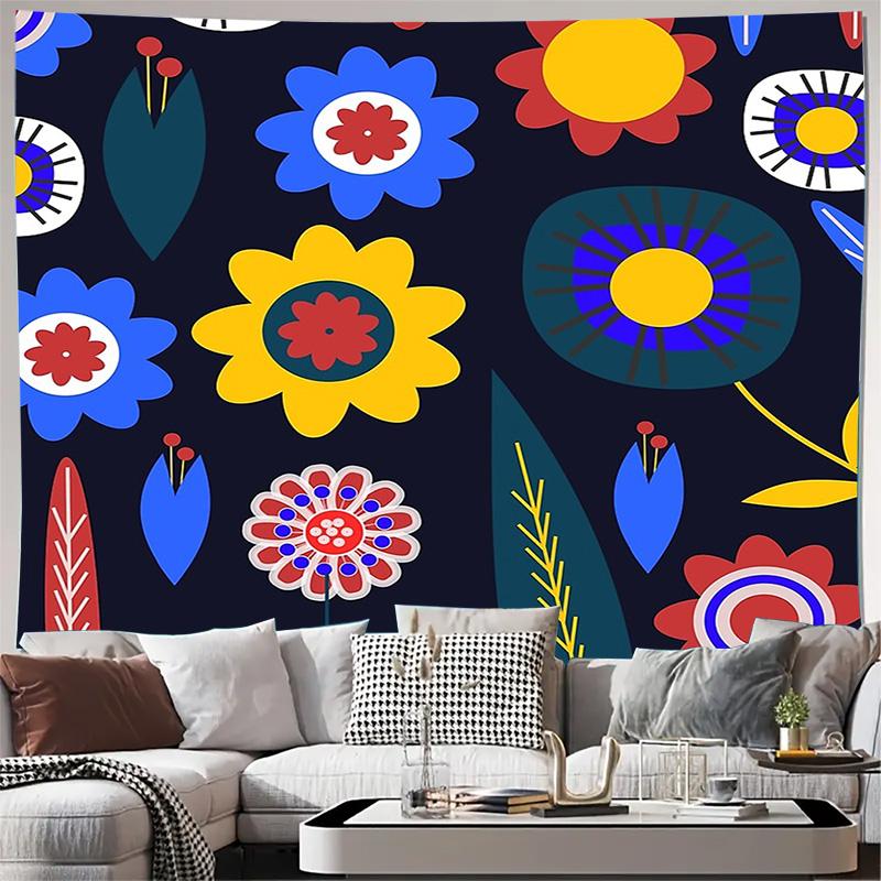 Bohemian Tapestry Wall Hanging Aesthetic Room Decor Nature Forest Tree Pattern Home Textile Dorm Room Decor Gift Large Wall Art