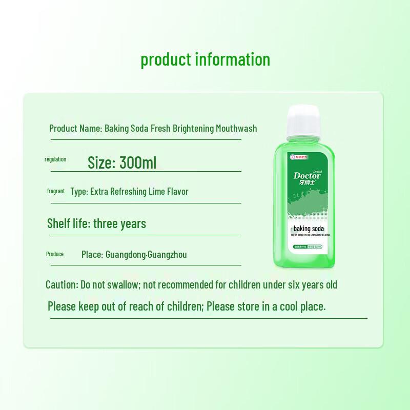 Dr. Denti Whitening Baking Soda Mouthwash
