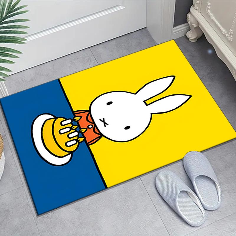 1pc Miffy1 Design Area Rug - Non-Slip, Soft & Cozy Floor Mat for Living Room, Bedroom, Office - Indoor/Outdoor Decorative Carpet