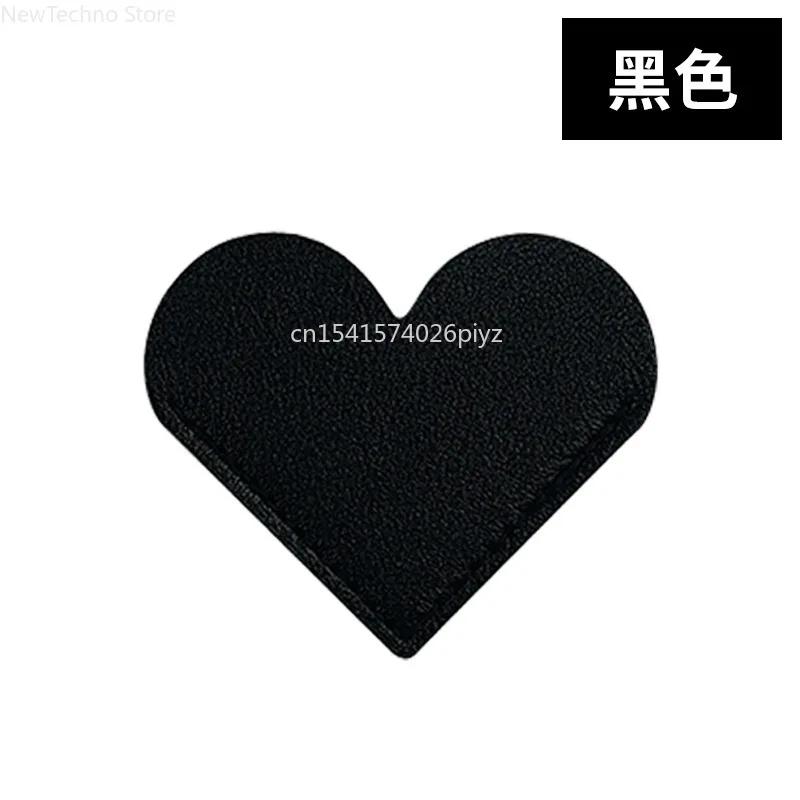 Bookmarker for books Creative PU Leather Love Heart Reading Book mark Book Page Marker Stationery Supplies Student Bookmark Gift