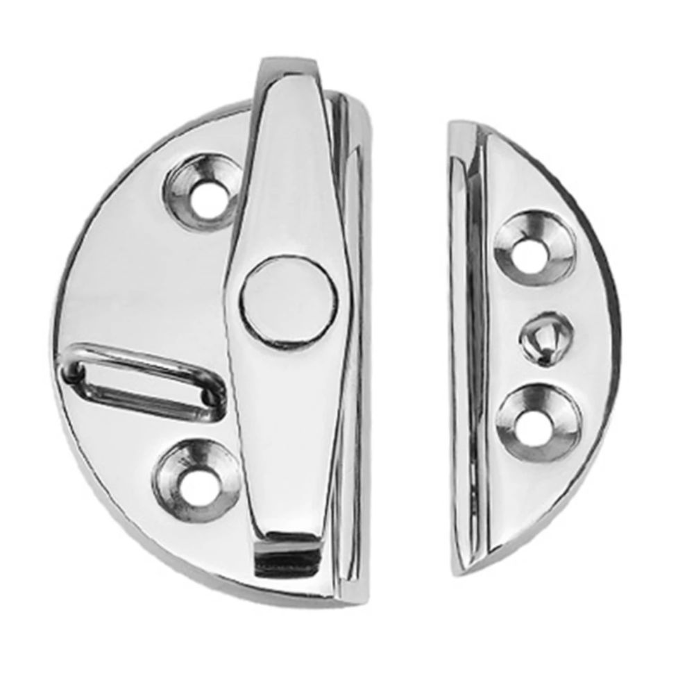 180 Degree Rotation Round Catch Lock Round Shape Marine Hardware Accessories  Marine Doors