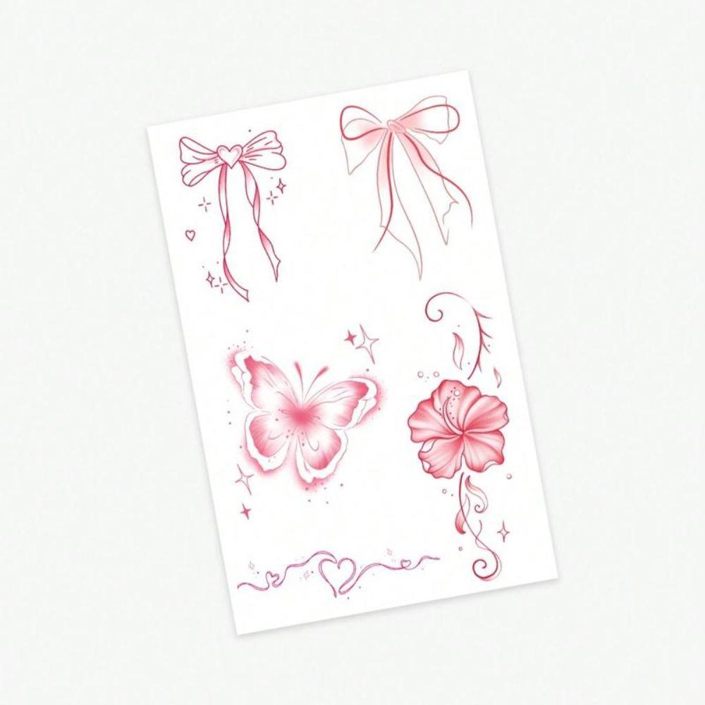 Waterproof Butterfly Temporary Tattoo Stickers Decorative Skin Stickers Temporary Body Tattoos