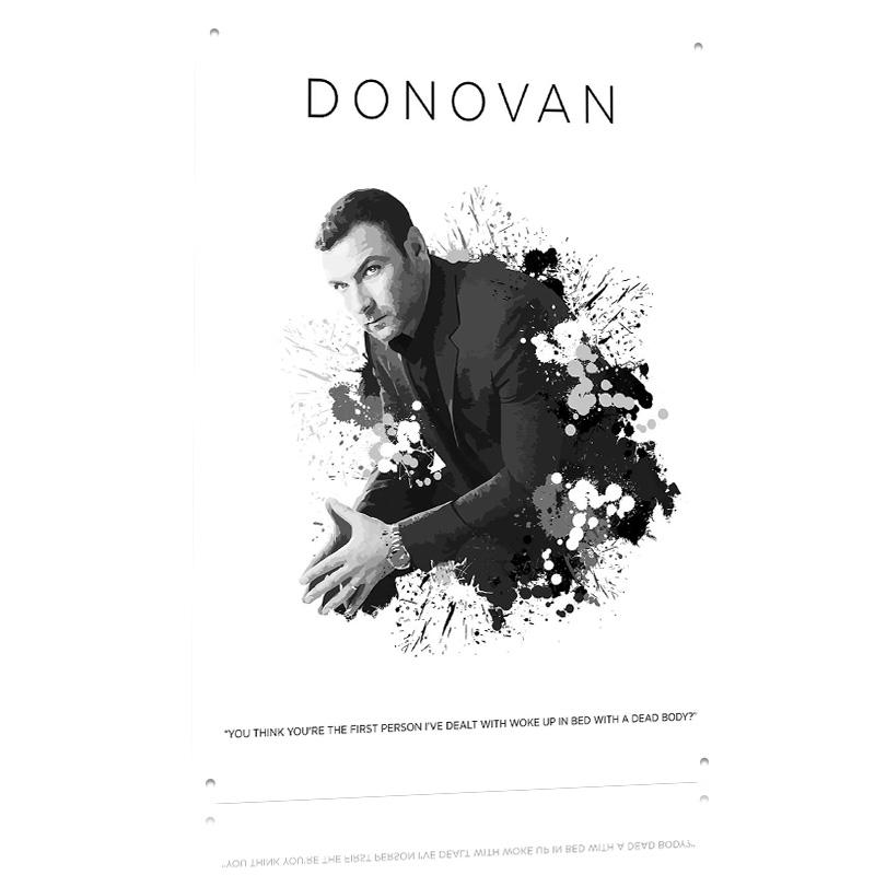 Ray Donovan Printed Poster Customized Wall Art Retro Vintage Metal Tin Signs for Decoration Home Decor Items Room Ornaments Cozy