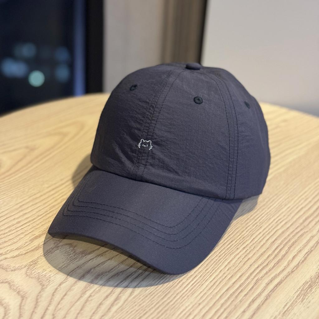 Ins Simple Kitten Embroidery Quick-drying Soft Top Baseball Cap Light and Breathable Outdoor Sports Sun Protection Cap Men and Women