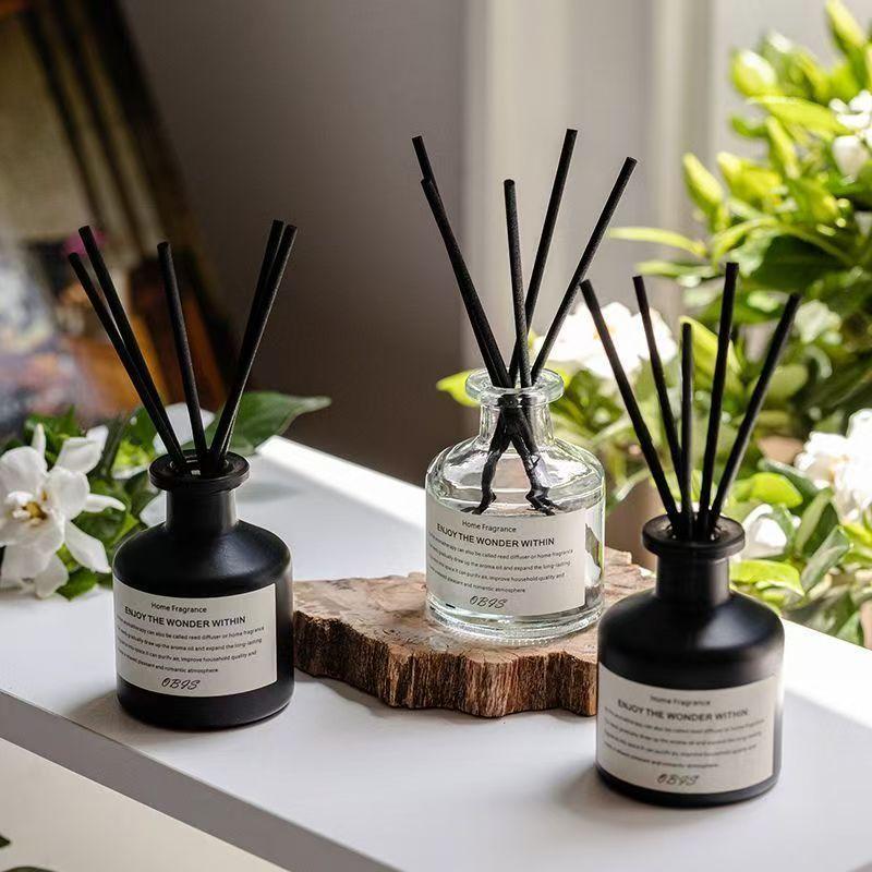 50ml Fireless Aromatherapy Set Freesia Jasmine Fragrance Oil With Reed Diffuser Office Home Decoration Air Freshener Fragrance