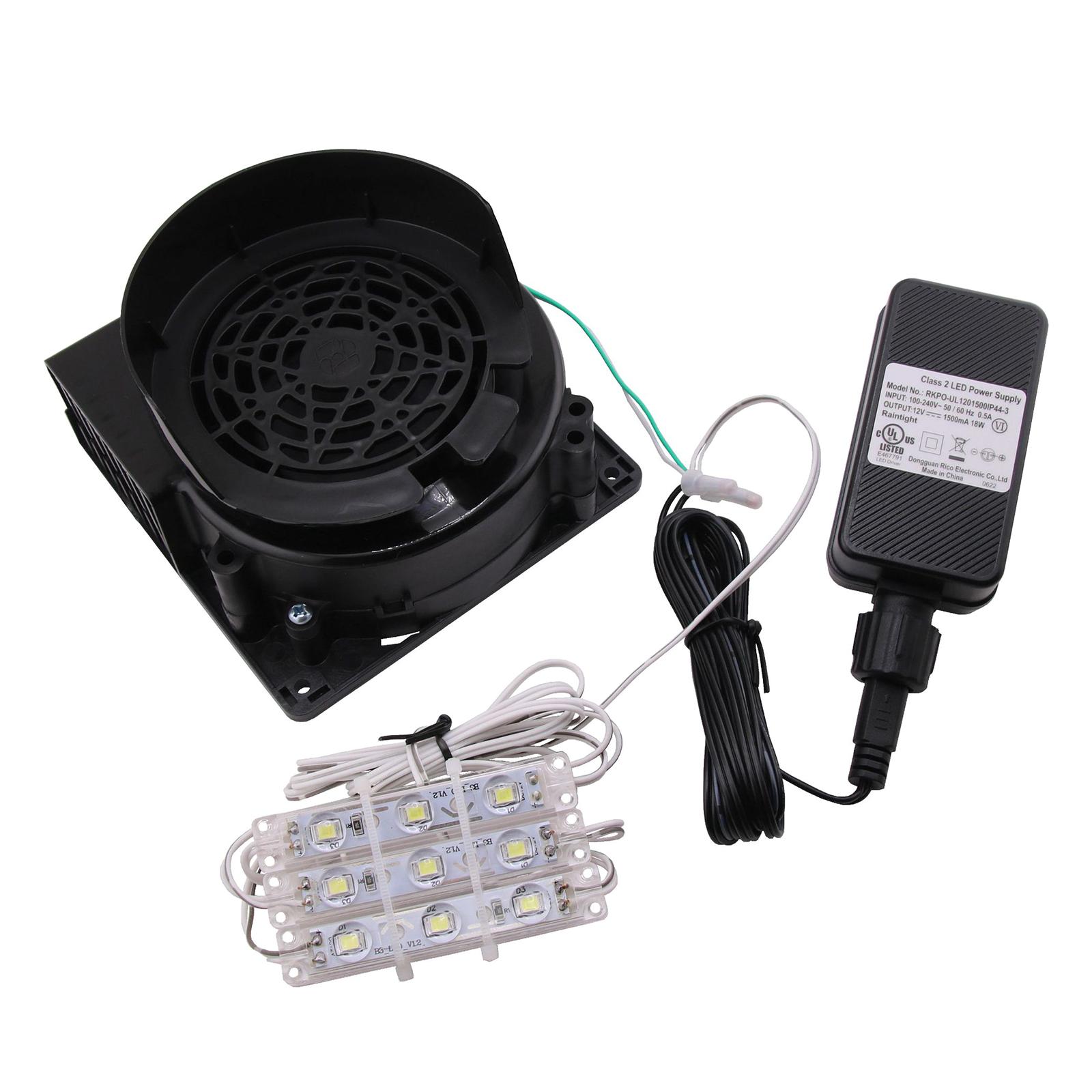 

Сменный воздуходувка для рождественских надувных изделий, адаптер для замены уличных праздничных надувных украшений для двора, вентилятор