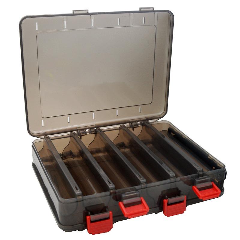 Handheld Double-sided Lure Box, Transparent Bait and Hook Storage Fishing Gear Box