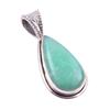 Natural Chrysoprase 925 Solid Sterling Silver Gift Jewelry Pendant 1.25'' F1j88