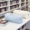 Star Print Canvas Pencil Pouch Multicolor Large Capacity Pen Holder for School Students Office Workers