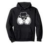 Cool Poodle Dog with Sunglasses and Hat Hoodie