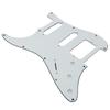 Electric Guitar Pickguard 11 Hole Mirror Surface for FD Musical Instrument AccessoriesWhite