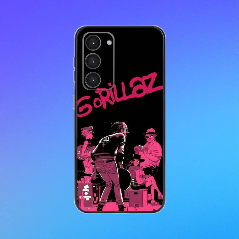G-Gorillaz C-COOL Band Phone Case For Samsung A73,A72,A71,A70,A53,A52,A51 Black Soft Case
