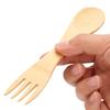 2 in 1 Kitchen Tableware HeatResistant Spoon Fork Intergrade Utensil for Home Restaurant(16.8x3x2.8cm )