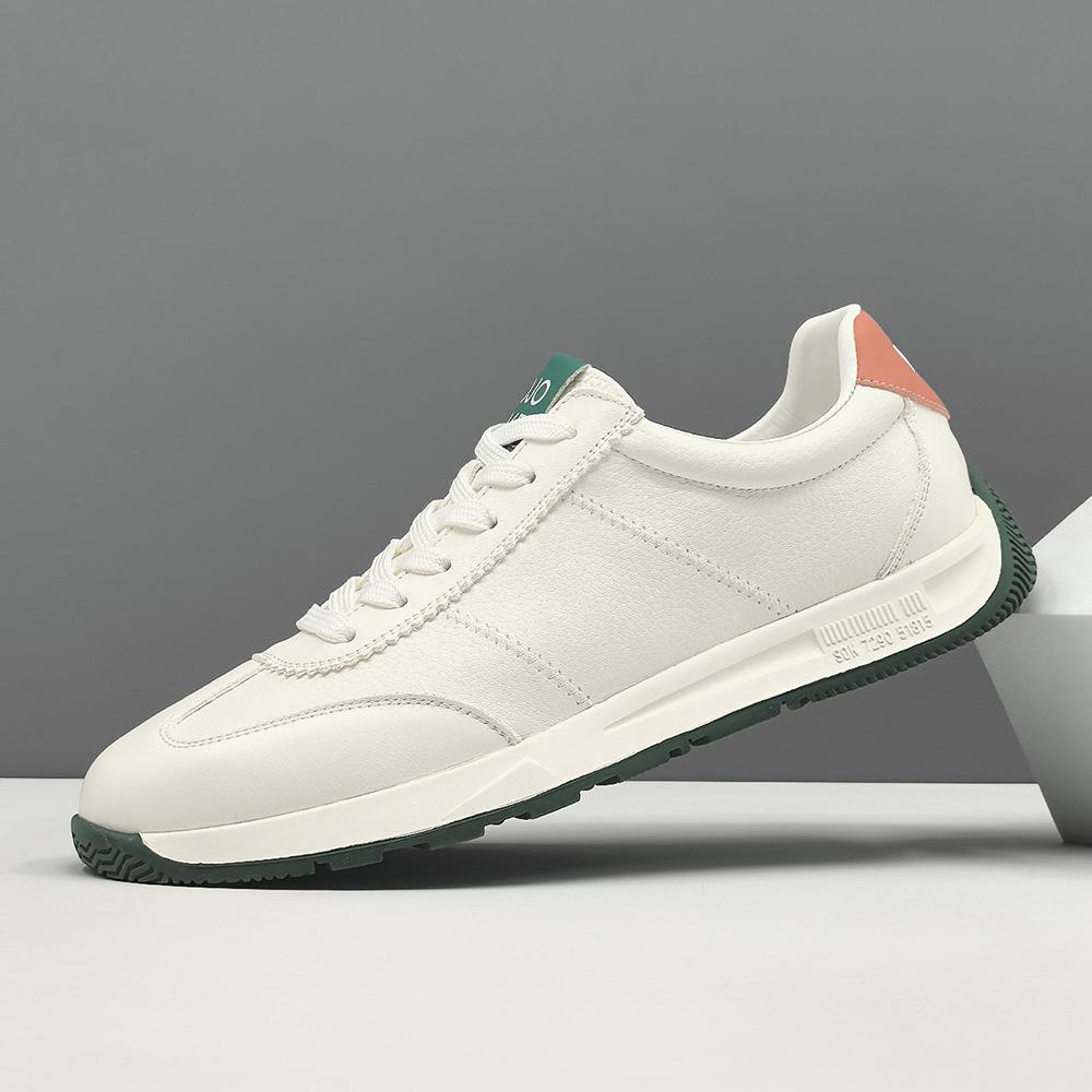 Leather shoes breathable casual shoes