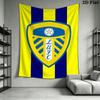 Arazzo da Parete Leeds United Appeso Estetico alla Parete Coperta in Tessuto Stampato Arazzi Decorativi per Camera da Letto Soggiorno Decorazioni per la Casa