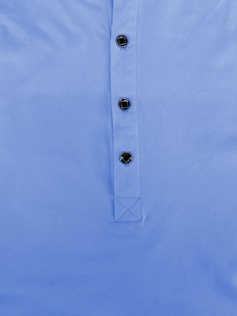 Autumn New Casual Men's Pearl Cotton Small Twill Hooded Button-Up Shirt Men's