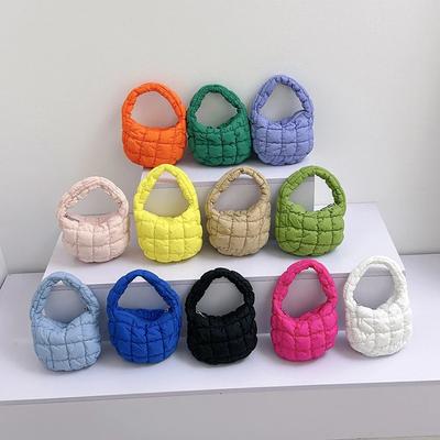 Fashion Quilted Shoulder Bags for Women Handbag Mini Cloud Pleated Bags Dumpling Bag Luxury Tote