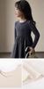 Honey Baby Long Perfect for School Entrance Kindergarten Entrance Casual Wear Size Kids' Dress, Fall/Winter, Sleeve, Ceremonies, Ceremonies, Weddings,