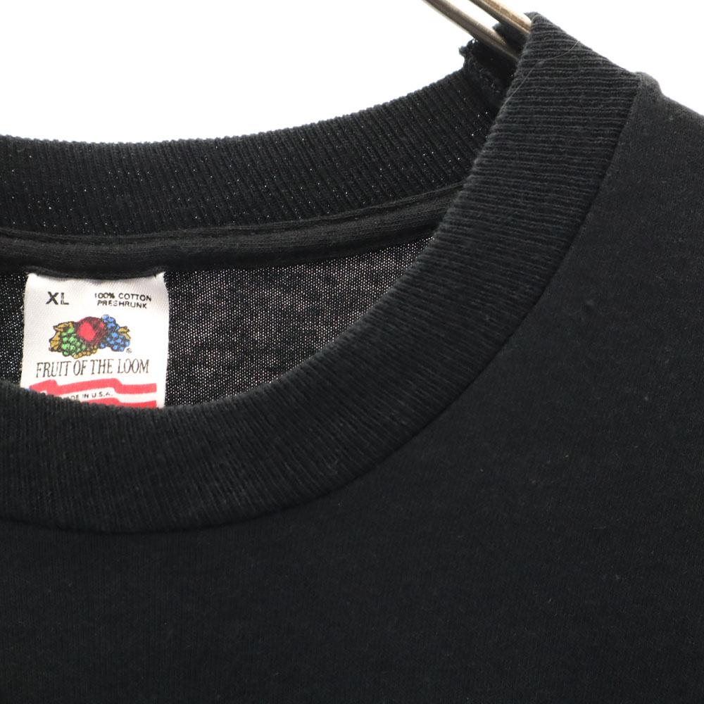 FRUIT OF THE LOOM 90s USA Made Old Art T Bear Print Short Sleeve T-shirt Men's Used
