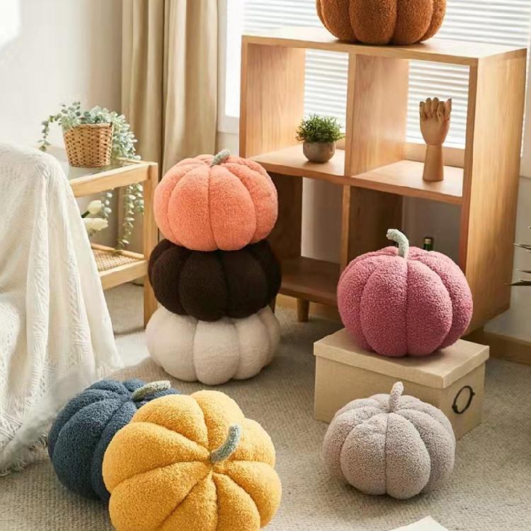 Lightweight Throw Pillow Pumpkin Shaped- Pillow for Living Room Bedroom Present