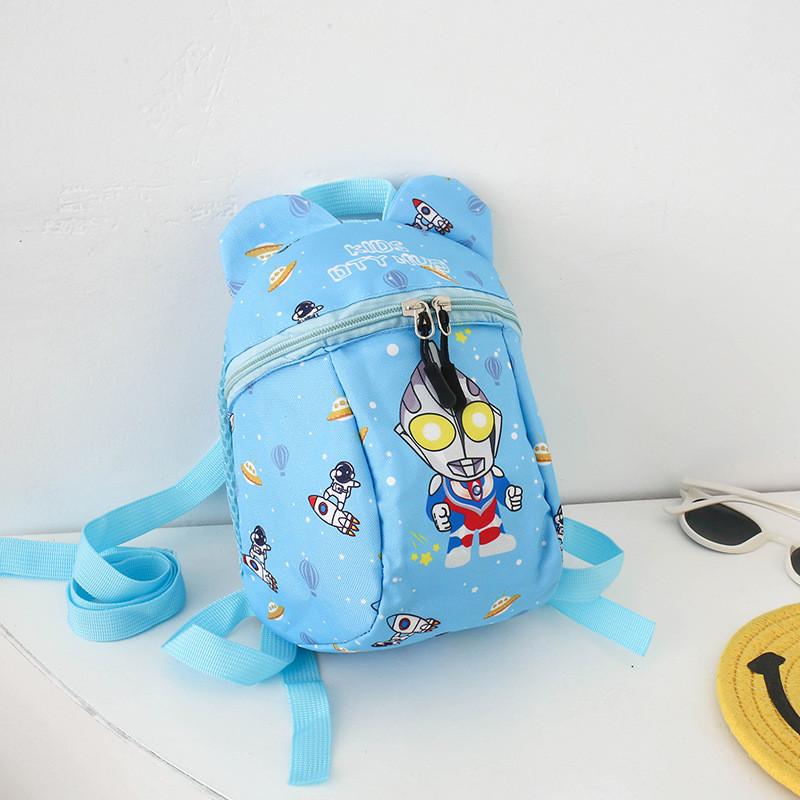 Childrens Cartoon Ultraman Backpack With Breathable Nylon Material For Kindergarten Kids