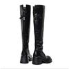 Retro thick-soled over-the-knee boots women's 2025 new thick-heeled heightened long boots look thin and wear high knight boots