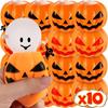 1/10Pcs Pumpkin Head Stress Ball Cute Decompression Ghost Relieve Stress Toys Creative Children's Toys Halloween Party Decor
