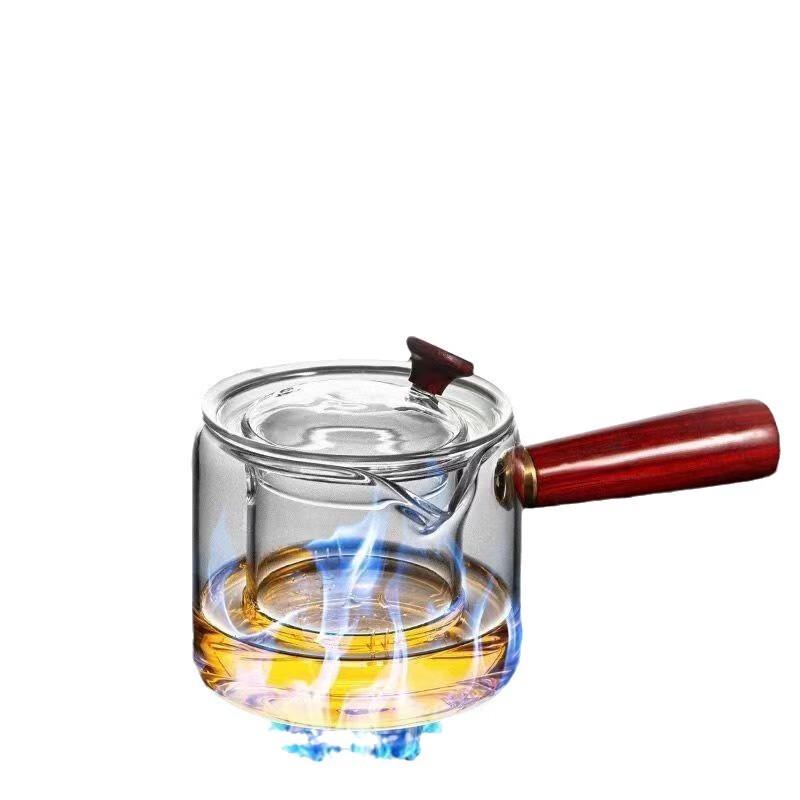 Shangqi Glass Teapot Set with Wooden Handle