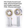 High Strength Fisheye Rod End Joint Bearings PHS PHSL POS POSL 18 20 22 25 2830 30-1 PHS PHSL POS POSL