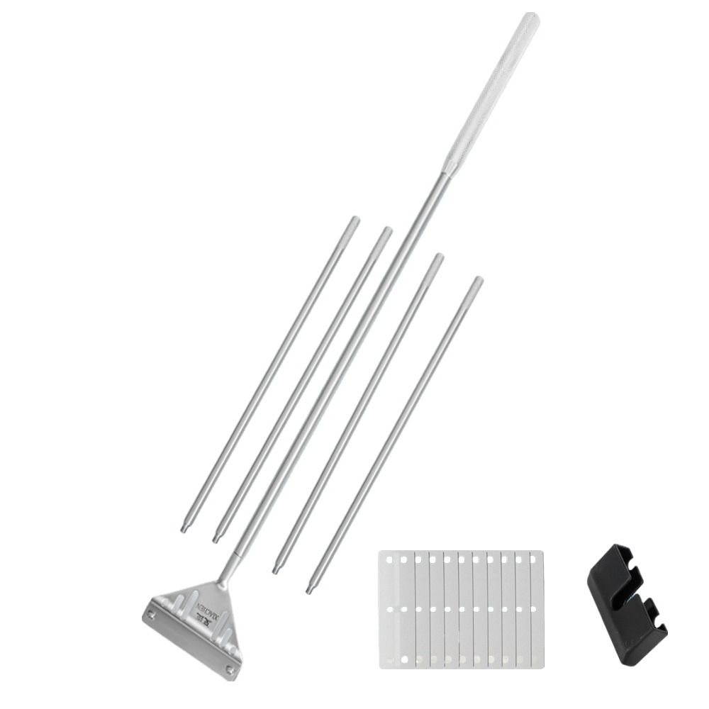 Stainless Steel Fish Tank Cleaner Set Dual-use Aquatic Plants Cleaning Tool Fish Tank Accessories