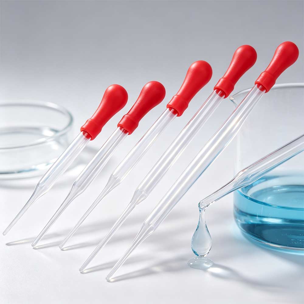 9cm/10cm/12cm/15cm/20cm Rubber Head Glass Pipette Glass Dropper Dropper Transfer Medicine Dropper