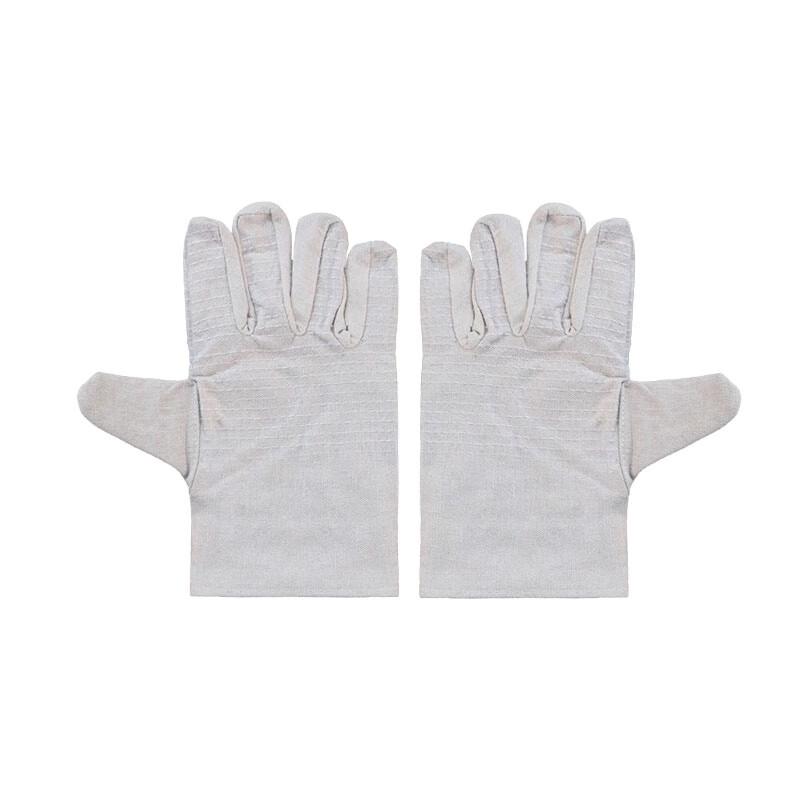 Heavy-Duty Double-Layer Canvas Work Gloves