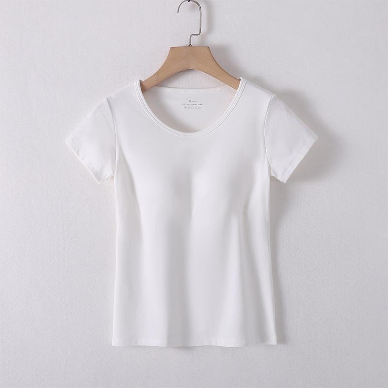 

Женское цельное нижнее белье с длинной спиной и нагрудными вкладышами - Базовый слой с коротким рукавом и защитой от просвечивания для весны/лета Extra Large