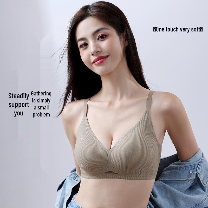 Seamless Hollow Design Supportive Bra – Comfort, Lift, and Anti-Sagging for a Smaller-Looking Bust