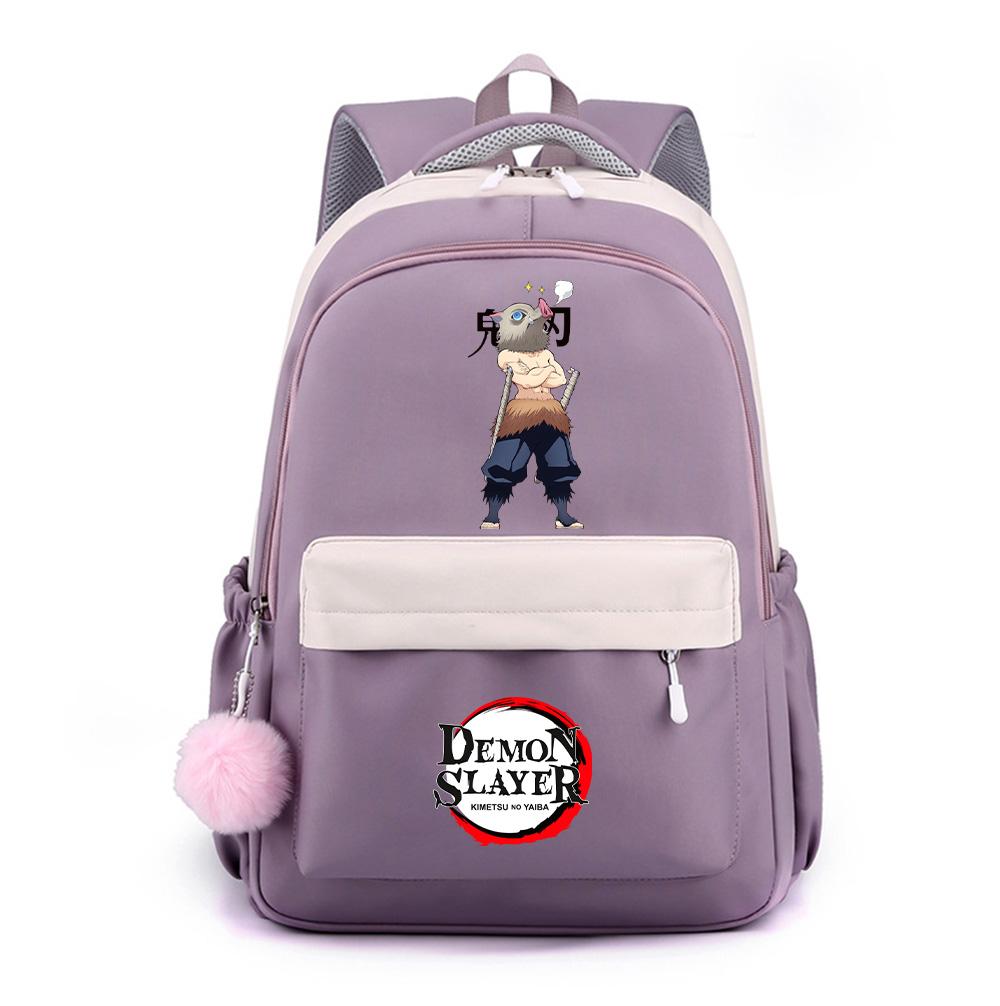 Anime Demon Slayer Printed Backpack for Teenger Student Large Capacity Waterproof Schoolbag Bookbag Women Travel Bag Gift