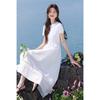 Mohan Yimei Holiday White A-Line Lace Dress