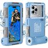 Underwater Snorkeling Diving Phone Case, Waterproof Phone Case for iPhone 16/15/14/13/12/11Pro Max/XR/XS for Samsung Galaxy S24/S23/S22/S21,Universal