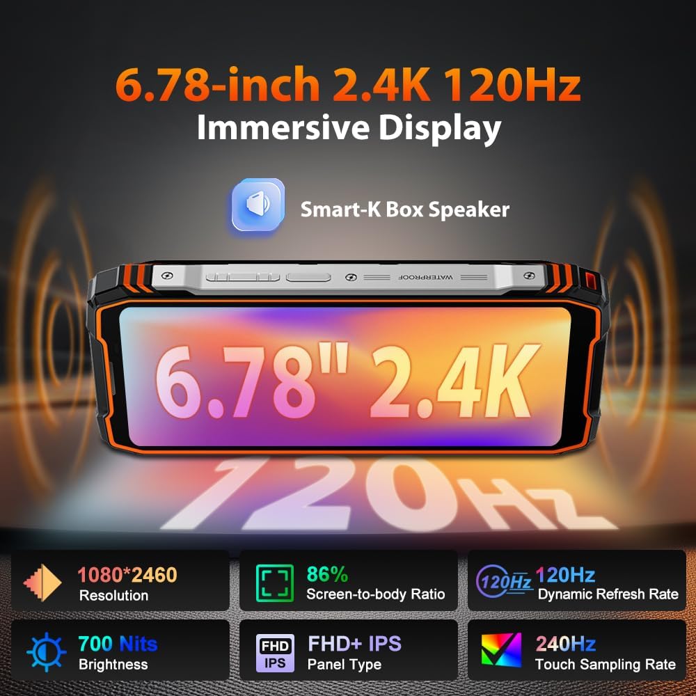 Celular Blackview Xplore 1 Pro 5G 48GB+512GB 20000mAh Tela de 6.78" 64MP Android 15 Smartphone