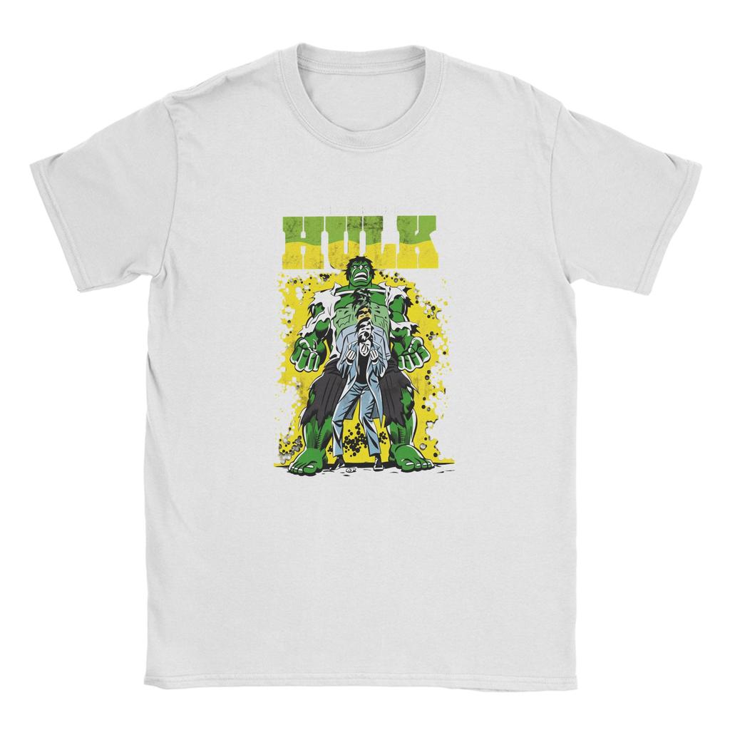 The Incredible Hulk TShirt Summer  100 Cotton TShirts For Adult Fashion Print Tshirt ShortSleeve Awesome Tops