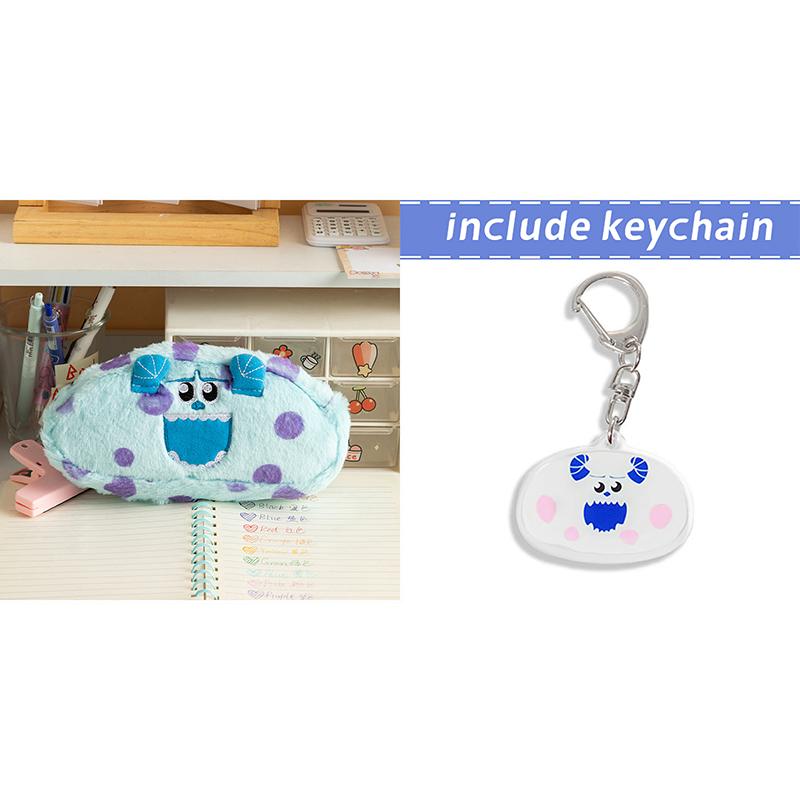 Cartoon Niedliches Monster Sullivan Plüsch Aufbewahrungstasche Große Kapazität Federmäppchen Schüler Schreibwaren Kreatives Monster Puppe Stifteetui