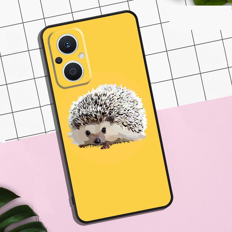 

Animal Hedgehog Case For OPPO Reno 7 8 10 11 12 13 Pro 13F 12F 11F 8T OPPO Find X8 Pro X6 X3 X5 Lite Cover OPPO Reno11 Pro