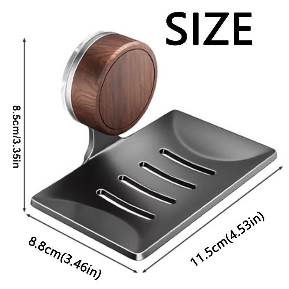 1/2pcs Suction Cup Bathroom Soap Dish Punch-free Shower Soap Holder  for Kitchen Sink